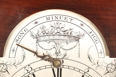 Lot WILLIAM JONES, LONDON AN UNUSUAL GEORGE III FRUITWOOD MUSICAL VERGE BRACKET CLOCK