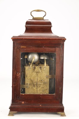 Lot WILLIAM JONES, LONDON AN UNUSUAL GEORGE III FRUITWOOD MUSICAL VERGE BRACKET CLOCK