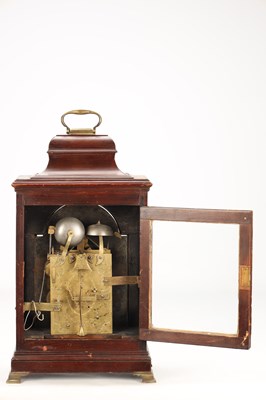 Lot WILLIAM JONES, LONDON AN UNUSUAL GEORGE III FRUITWOOD MUSICAL VERGE BRACKET CLOCK