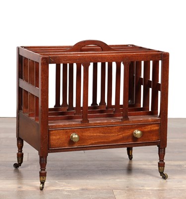 Lot A REGENCY MAHOGANY CANTERBURY