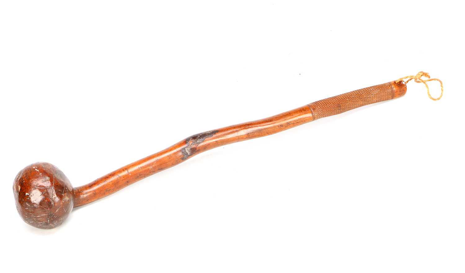 Lot AN AFRICAN ZULU HARDWOOD KNOBKERRIE