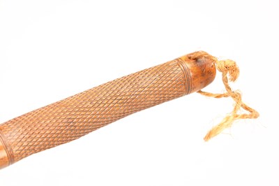 Lot AN AFRICAN ZULU HARDWOOD KNOBKERRIE