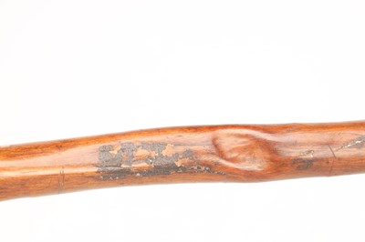 Lot AN AFRICAN ZULU HARDWOOD KNOBKERRIE