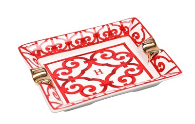 Lot HERMES PARIS A FRENCH PORCELAIN ASH TRAY
