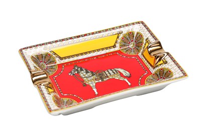 Lot HERMES PARIS A FRENCH PORCELAIN ASH TRAY