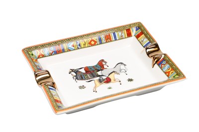 Lot HERMES PARIS A FRENCH PORCELAIN ASH TRAY