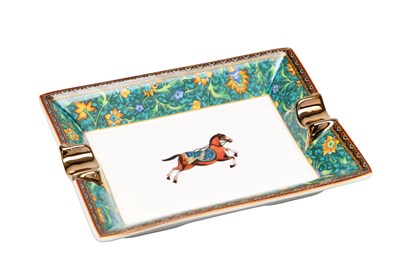 Lot HERMES PARIS A FRENCH PORCELAIN ASH TRAY