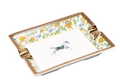 Lot HERMES PARIS A FRENCH PORCELAIN ASH TRAY