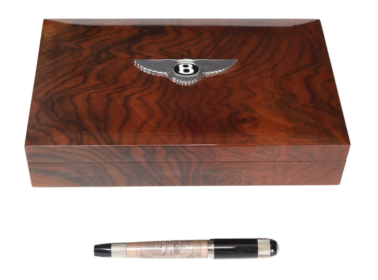 Lot A TIBALDI FOR BENTLEY AT BROOKLANDS STERLING SILVER FOUNTAIN PEN NO. 207/550