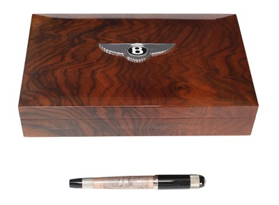 Lot A TIBALDI FOR BENTLEY AT BROOKLANDS STERLING SILVER FOUNTAIN PEN NO. 207/550