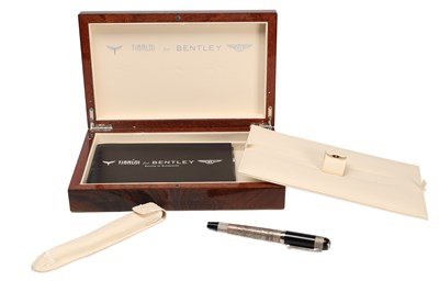Lot A TIBALDI FOR BENTLEY AT BROOKLANDS STERLING SILVER FOUNTAIN PEN NO. 207/550