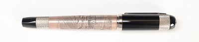 Lot A TIBALDI FOR BENTLEY AT BROOKLANDS STERLING SILVER FOUNTAIN PEN NO. 207/550