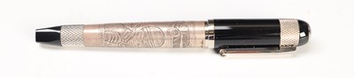 Lot A TIBALDI FOR BENTLEY AT BROOKLANDS STERLING SILVER FOUNTAIN PEN NO. 207/550