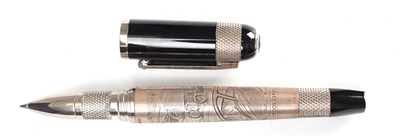 Lot A TIBALDI FOR BENTLEY AT BROOKLANDS STERLING SILVER FOUNTAIN PEN NO. 207/550
