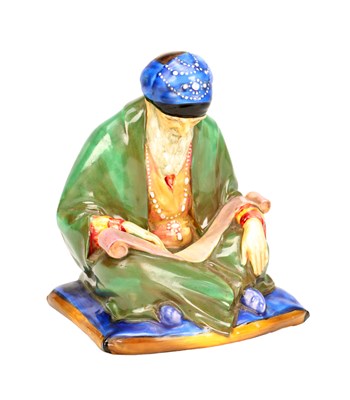 Lot CHARLES NOKE AN EARLY 20TH CENTURY ROYAL DOULTON EARTHENWARE FIGURE 'A SCRIBE'