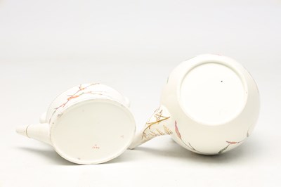 Lot TWO LATE 19TH CENTURY WEDGWOOD TEAPOTS