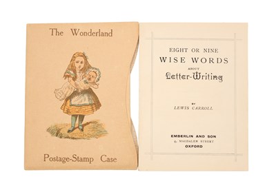 Lot LEWIS CARROLL A VICTORIAN WONDERLAND POSTAGE-STAMP CASE ILLUSTRATED BY JOHN TENNIEL