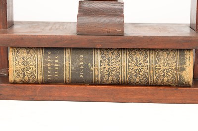 Lot AN 18TH CENTURY WALNUT AND ELM BOOK PRESS