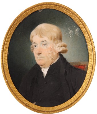 Lot 235 - An early 19th Century oval MINIATURE BUST...