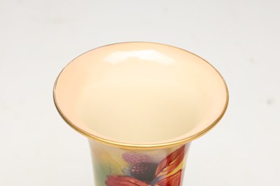 Lot TWO EARLY 20TH CENTURY ROYAL WORCESTER PORCELAIN VASES BY KITTY BLAKE