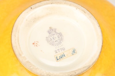 Lot JOHN STINTON A FINE ROYAL WORCESTER PEDESTAL DISH