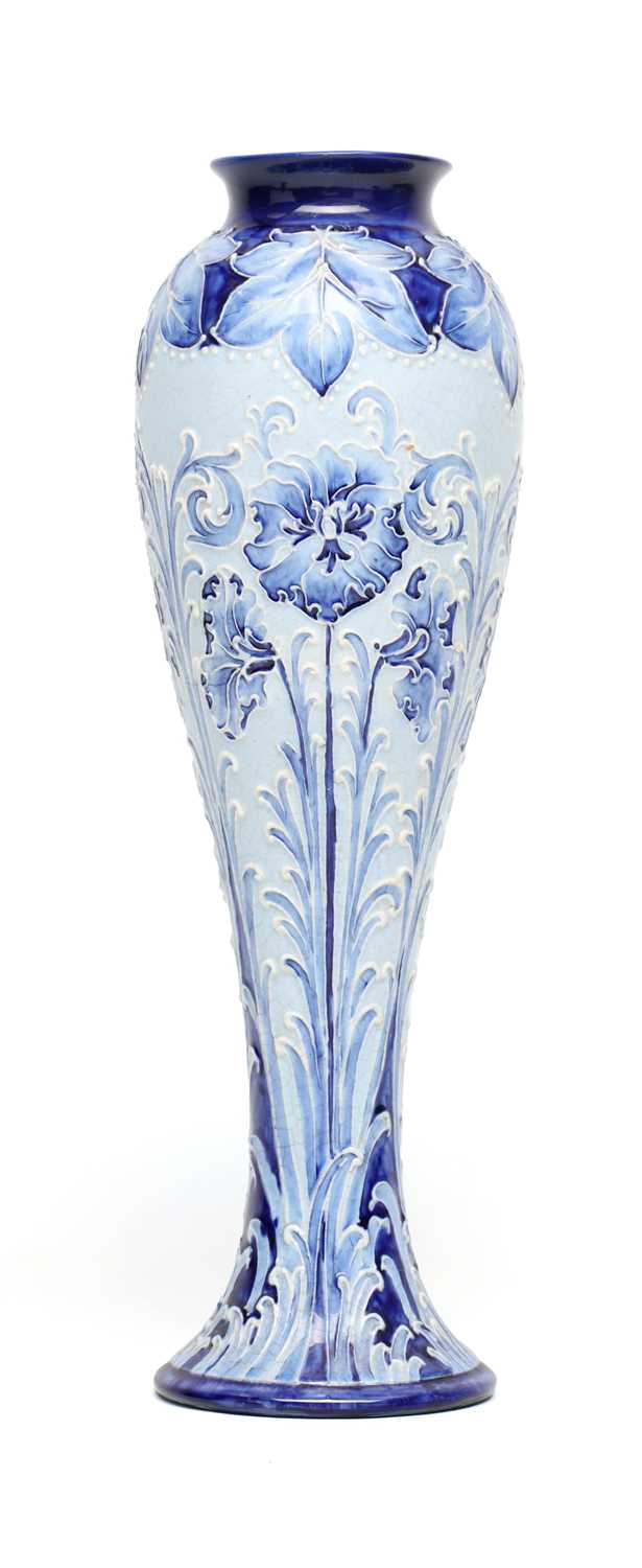Lot A CIRCA 1899 WILLIAM MOORCROFT FOR JAMES MACINTYRE AND CO. FLORIAN WARE VASE