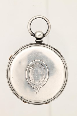 Lot THREE SILVER OPEN FACED CHRONOGRAPH POCKET WATCHES