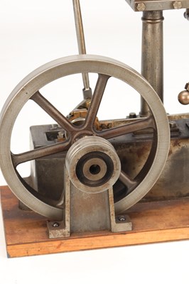 Lot AN EARLY 20TH CENTURY STUART LIVE STEAM BEAM ENGINE