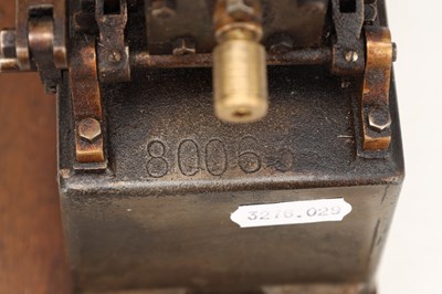 Lot AN EARLY 20TH CENTURY STUART LIVE STEAM BEAM ENGINE