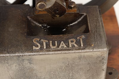 Lot AN EARLY 20TH CENTURY STUART LIVE STEAM BEAM ENGINE