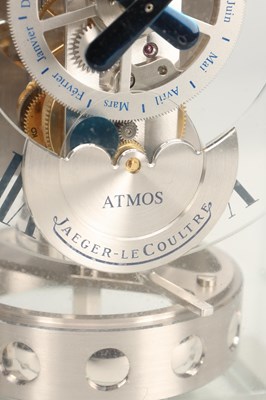 Lot 177 - A LATE 20TH CENTURY JAEGER-LECOULTRE ATMOS PHASES DE LUNE CLOCK