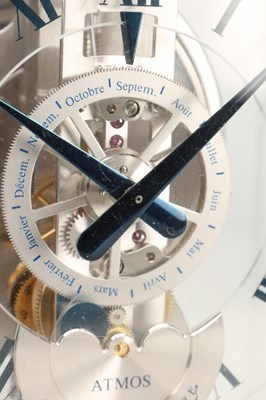 Lot 177 - A LATE 20TH CENTURY JAEGER-LECOULTRE ATMOS PHASES DE LUNE CLOCK