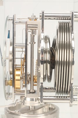Lot 177 - A LATE 20TH CENTURY JAEGER-LECOULTRE ATMOS PHASES DE LUNE CLOCK