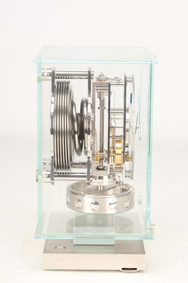 Lot 177 - A LATE 20TH CENTURY JAEGER-LECOULTRE ATMOS PHASES DE LUNE CLOCK