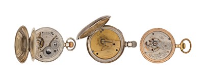 Lot THREE AMERICAN WALTHAM POCKET WATCHES