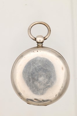 Lot THOMAS YATES, PRESTON. A LATE 19TH CENTURY SILVER OPEN FACED FUSEE POCKET WATCH