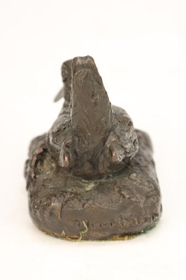 Lot ARCHIBALD THORBURN (1860-1935) A PATINATED BRONZE MODEL OF A RESTING WOODCOCK