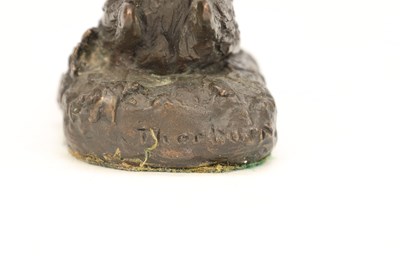 Lot ARCHIBALD THORBURN (1860-1935) A PATINATED BRONZE MODEL OF A RESTING WOODCOCK