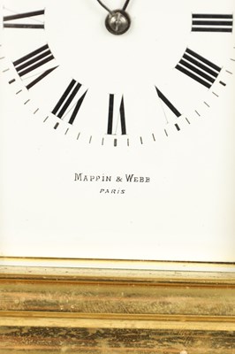 Lot A LATE 19TH CENTURY FRENCH REPEATING CARRIAGE CLOCK
