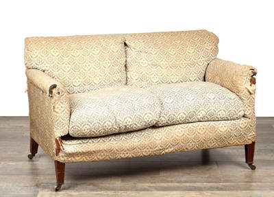 Lot AN UNTOUCHED 19TH-CENTURY HOWARD & SONS TWO-SEATER SETTEE
