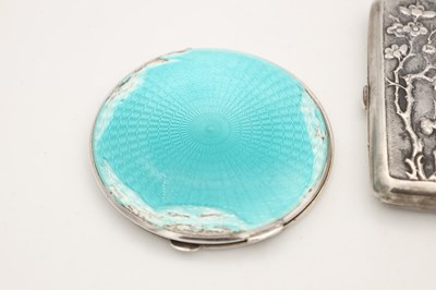 Lot A COLLECTION OF ENGLISH AND CHINESE SILVER CASES