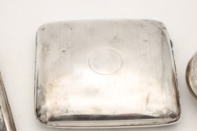 Lot A COLLECTION OF ENGLISH AND CHINESE SILVER CASES