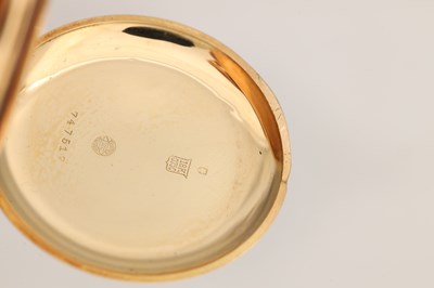 Lot AN 18CT GOLD IWC HUNTER POCKET WATCH