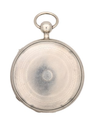 Lot A FRENCH SILVER OPEN FACED QUARTER REPEATING POCKET WATCH