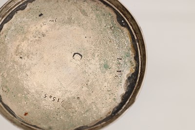Lot DESCHAMPS A FRENCH SILVER OPEN FACED QUARTER REPEATING POCKET WATCH