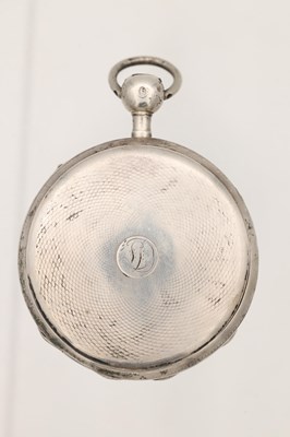 Lot DESCHAMPS A FRENCH SILVER OPEN FACED QUARTER REPEATING POCKET WATCH