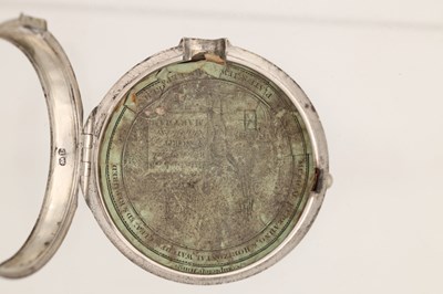 Lot TWO ENGLISH SILVER PAIR CASED VERGE POCKET WATCHES