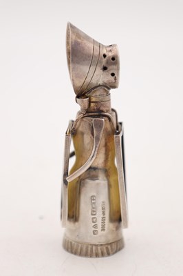 Lot A RARE EDWARDIAN ENGLISH SILVER SUFFRAGETTE MUFFINEER