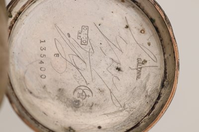 Lot A COLLECTION OF FIVE SILVER CASED POCKET WATCHES