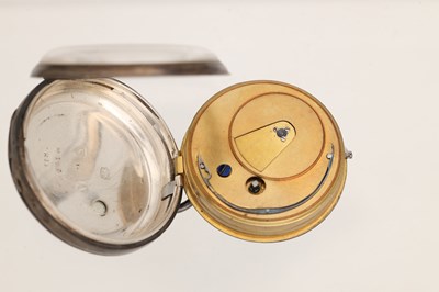 Lot A COLLECTION OF FIVE SILVER CASED POCKET WATCHES